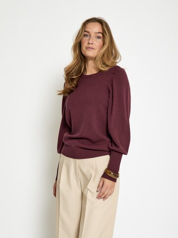Pullover 'Anissa' di Peppercorn in marrone: frontale