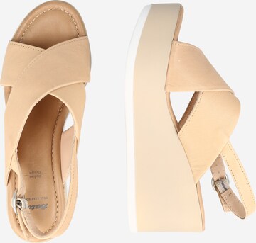 Bata Sandals in Beige