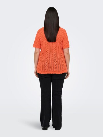 Pull-over 'CARSaga' ONLY Carmakoma en orange