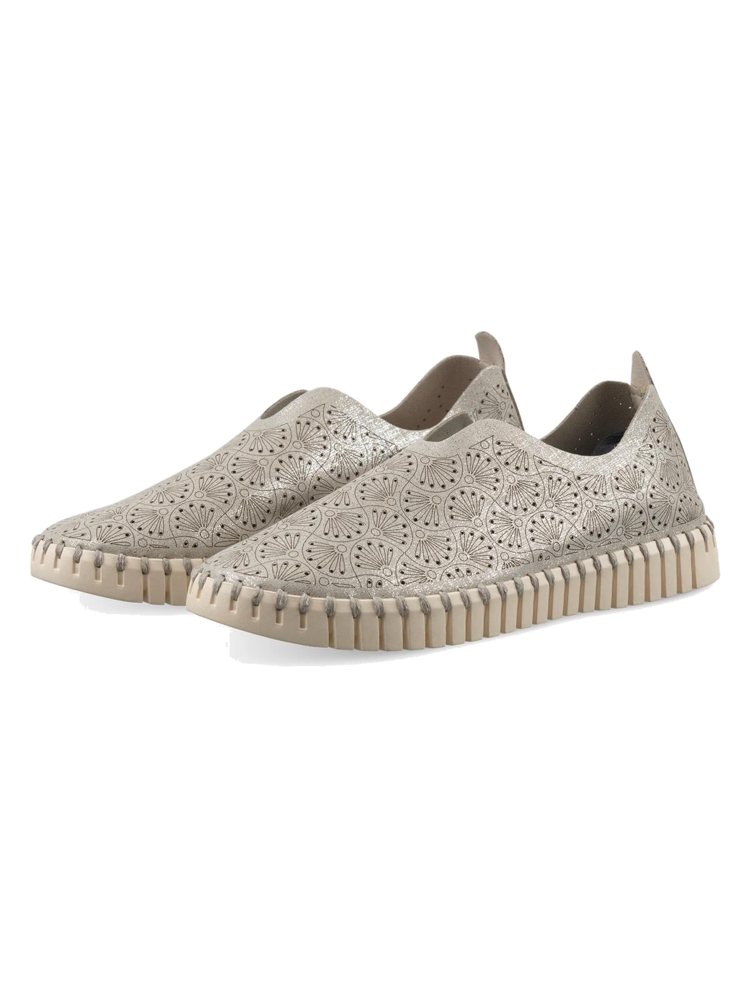 ILSE JACOBSEN Huisschoenen 'Tulip 3484' in Zilver