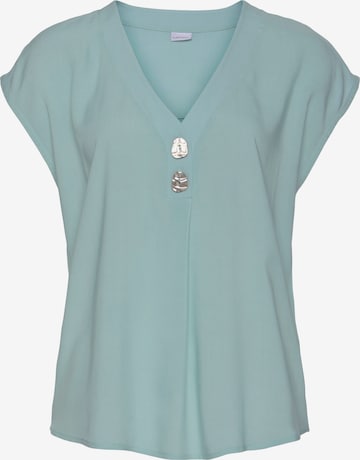 LASCANA Blouse in Green: front