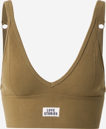 žalia LOVE Stories Biustjė Liemenėlė 'Posey': priekis