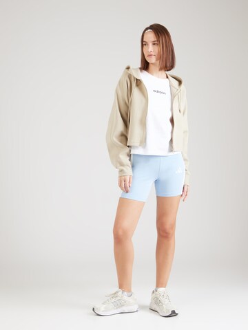 ADIDAS SPORTSWEAR Skinny Sportbyxa 'Essentials' i blå