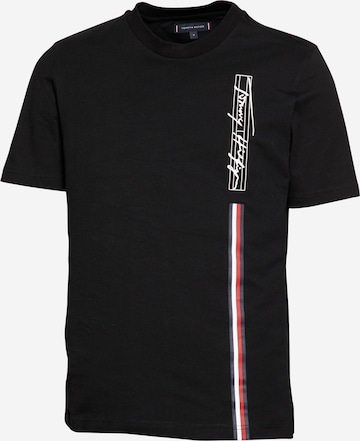 T-Shirt TOMMY HILFIGER en noir : devant