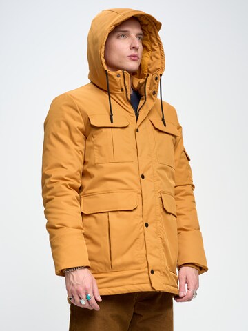 BIG STAR Winterjacke 'SORSEN' in Gelb