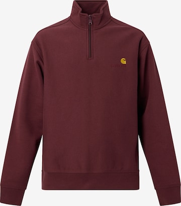 Felpa 'American Script' di Carhartt WIP in rosso: frontale