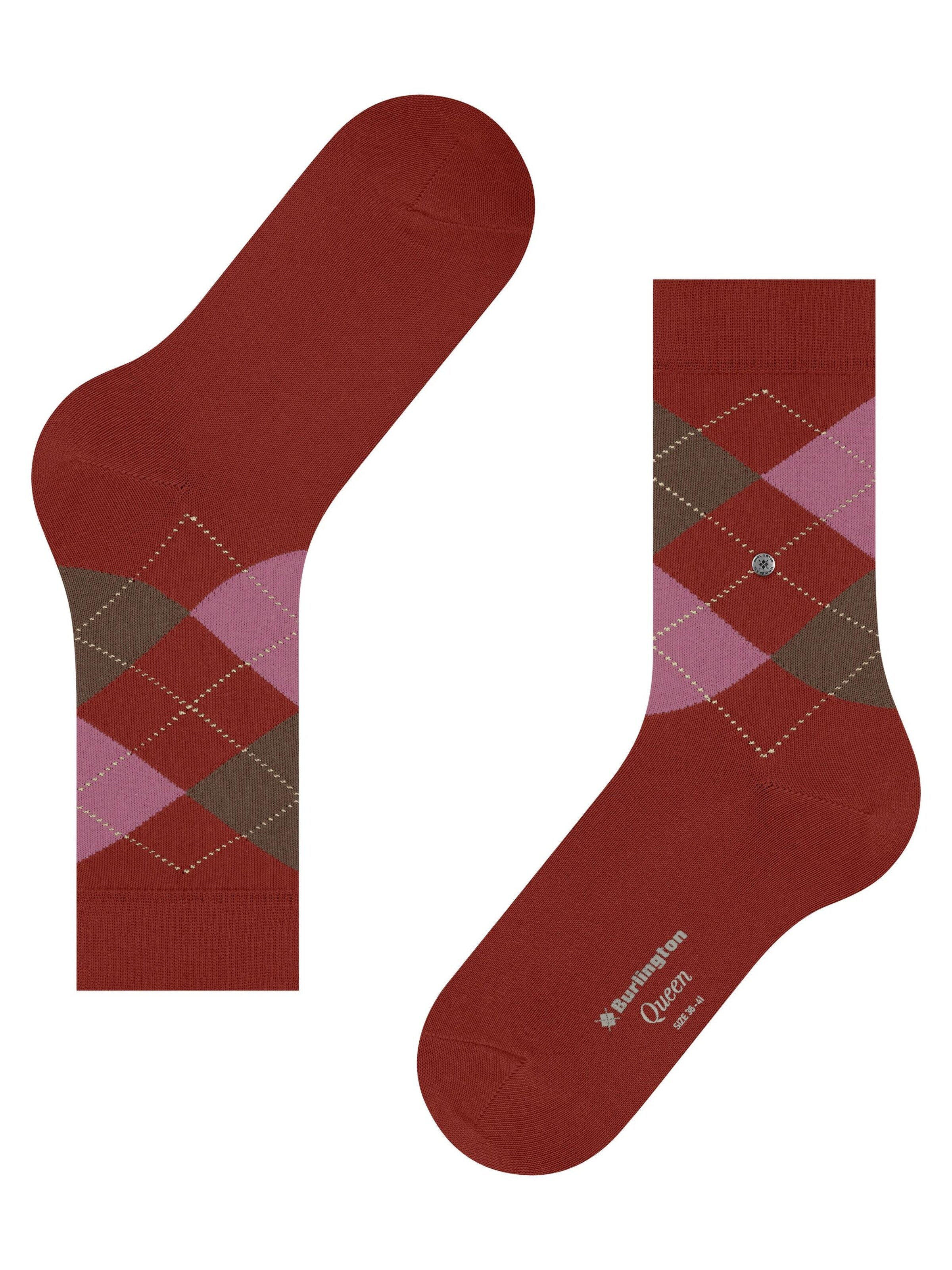 BURLINGTON Socks 'Queen' in Red