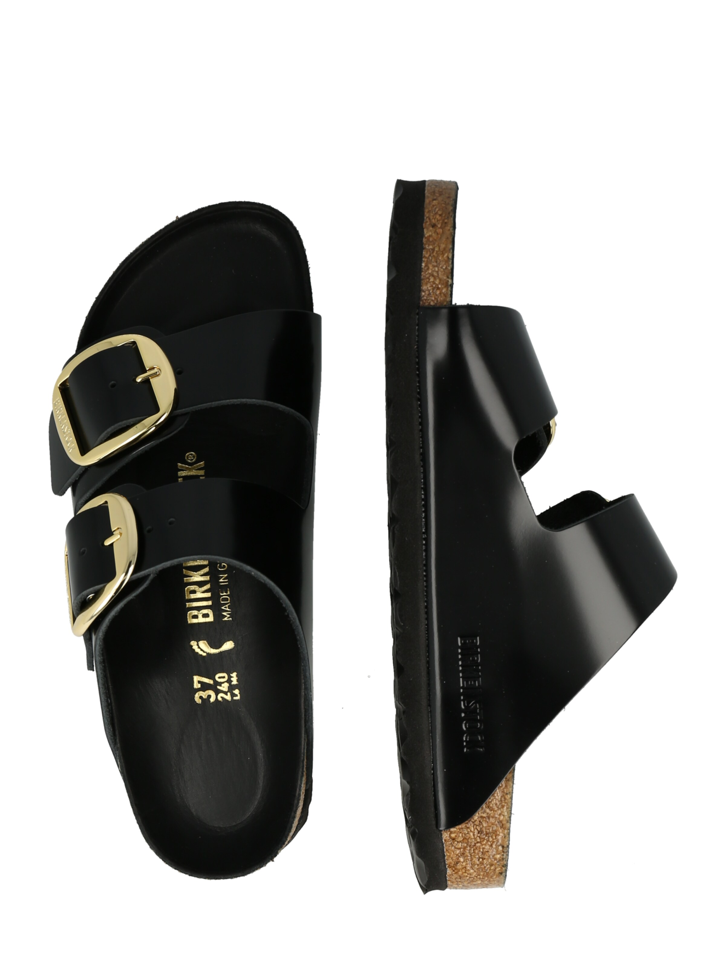 BIRKENSTOCK - Sapato aberto 'Arizona' em preto