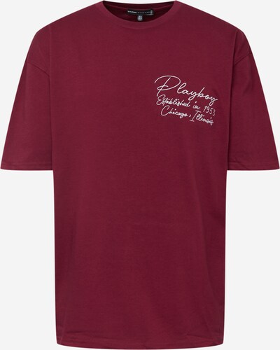 Mennace T-Shirt in mischfarben / burgunder / weiß, Produktansicht