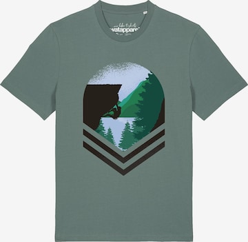 T-Shirt 'Bay Climbing' Watapparel en vert : devant