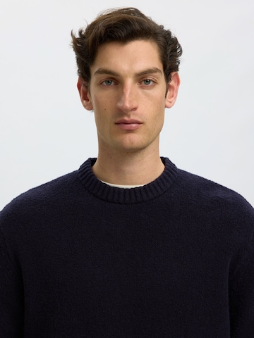 SELECTED Pullover 'SLHALEX' i blå