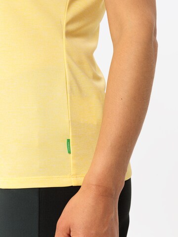VAUDE Performance shirt 'Essential' in Yellow