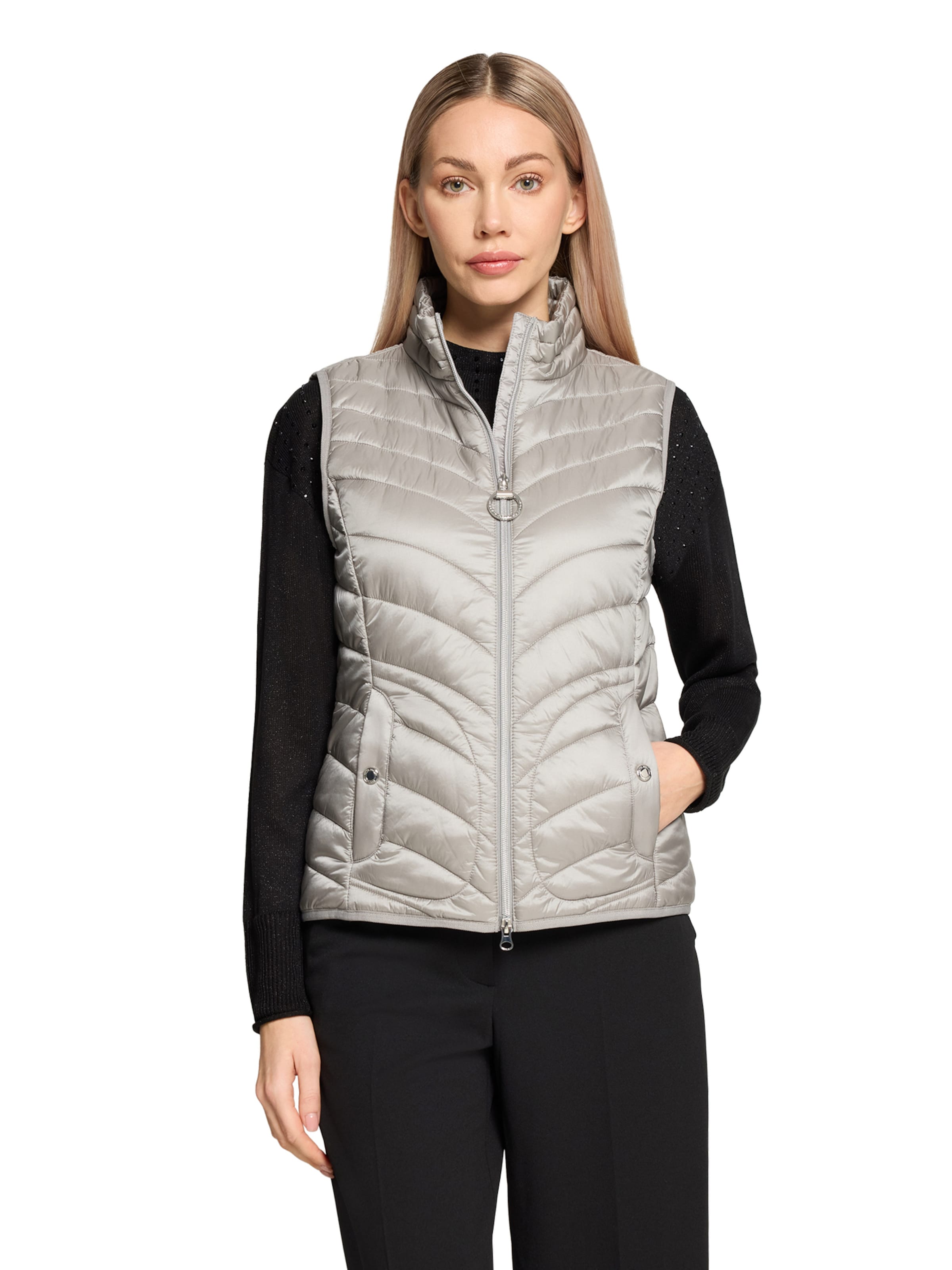Gilet di Betty Barclay in grigio: frontale