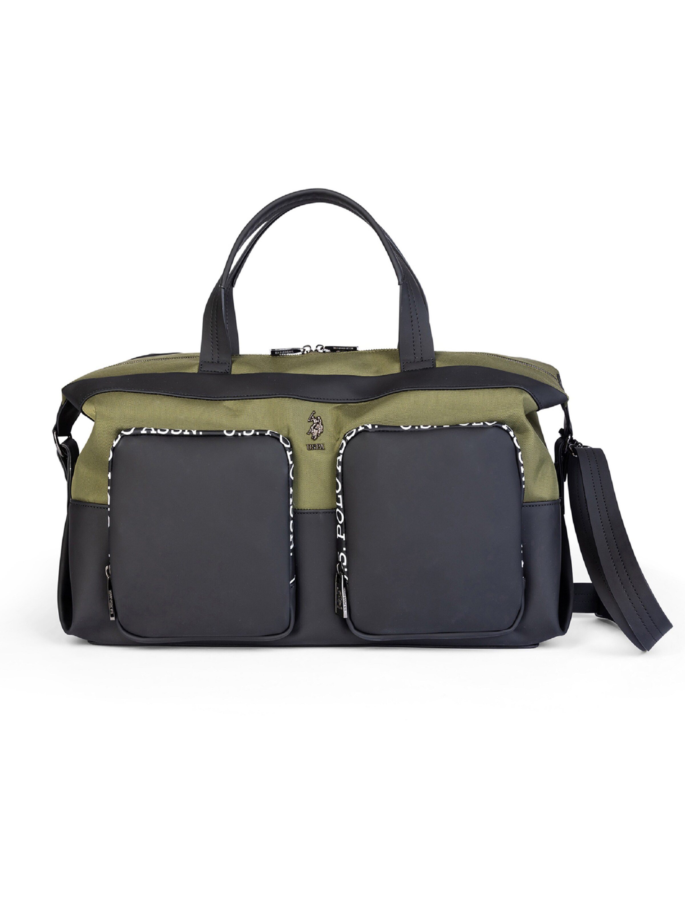 U.S. POLO ASSN. Reisetasche in Grün: Vorderseite