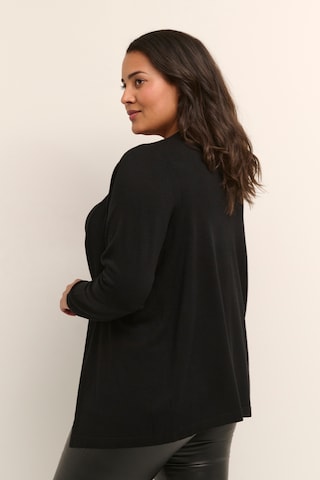 KAFFE CURVE Cardigan 'Farsia' i sort