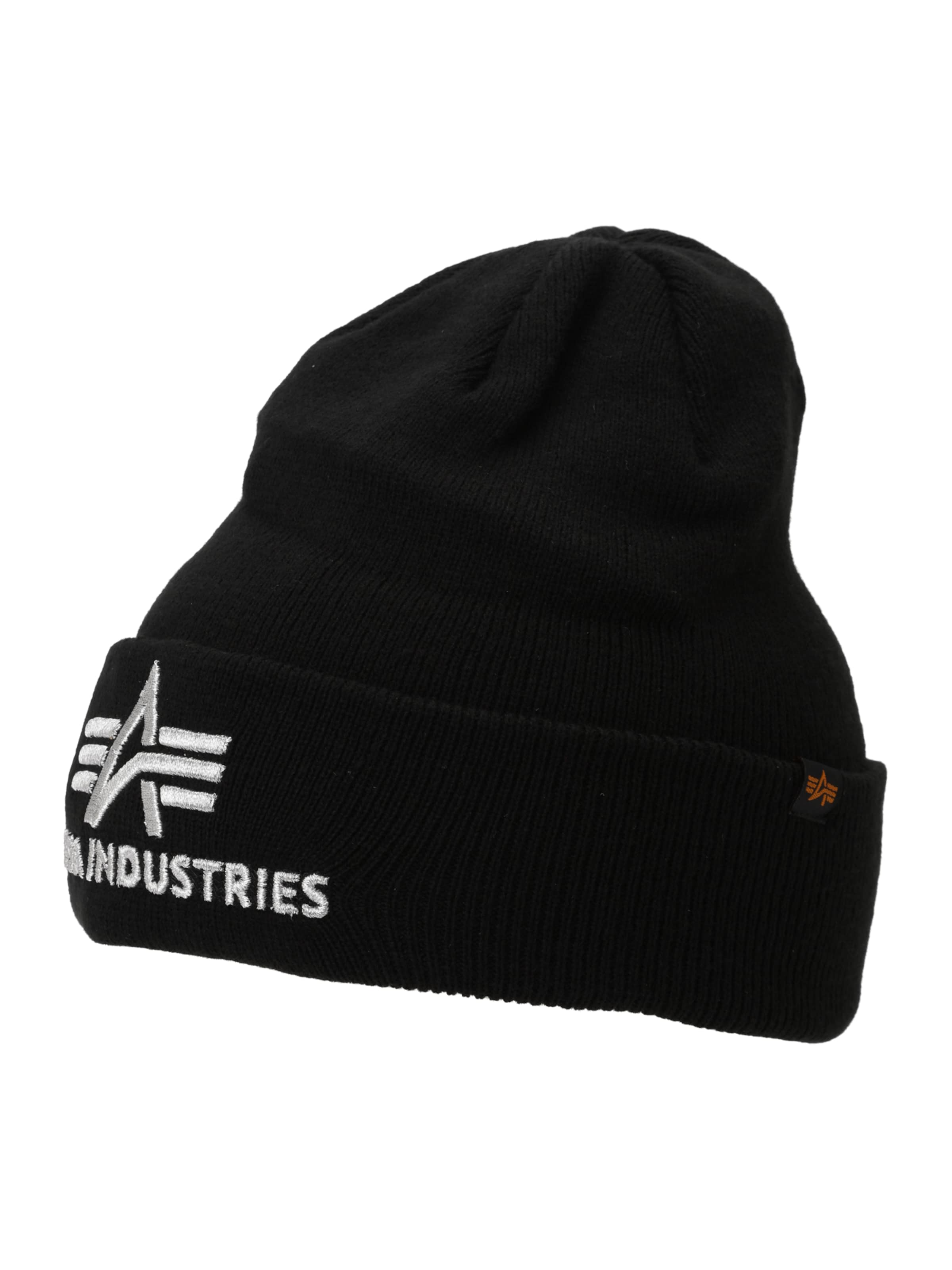 ALPHA INDUSTRIES Pipo värissä musta: etupuoli