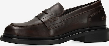 MANFIELD Slipper in Braun: Vorderseite