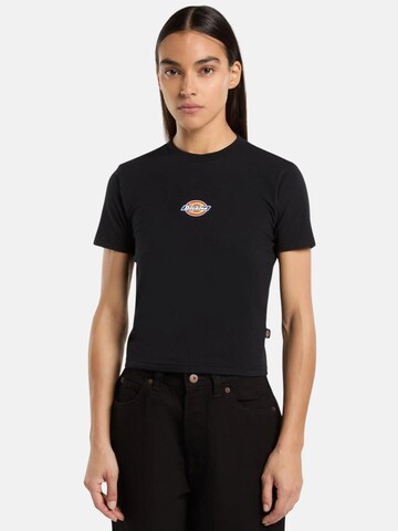 DICKIES Tričko 'Maple Valley' – černá: přední strana