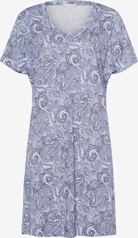 Hanro Nightgown 'Sleep & Lounge' in Blue: front