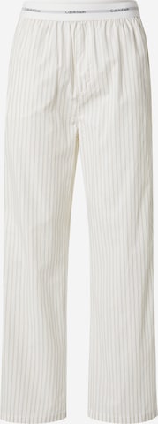 Calvin Klein Underwear Pyjamasbukser i hvid: forside