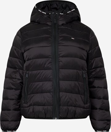 Tommy Jeans Curve Between-Season Jacket in Black: front