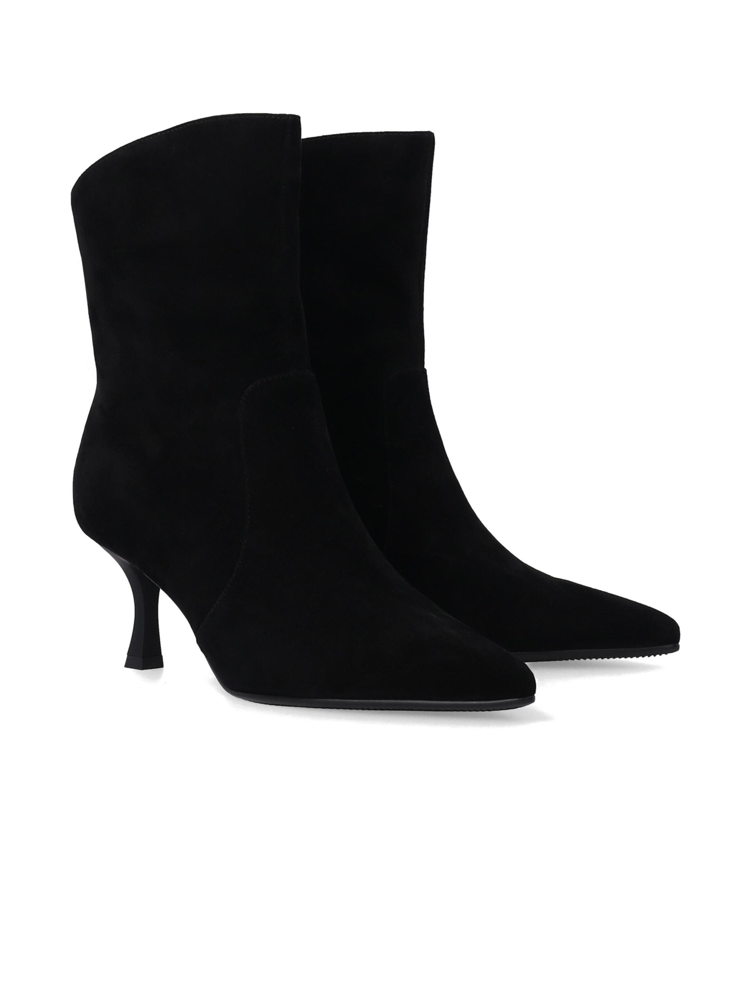 VENEZIA Boots 'Braune Wildleder Damenstiefel mit Stiletto-Absatz 41'‌‌‌‌‌‌‌‌‌‌ in Schwarz