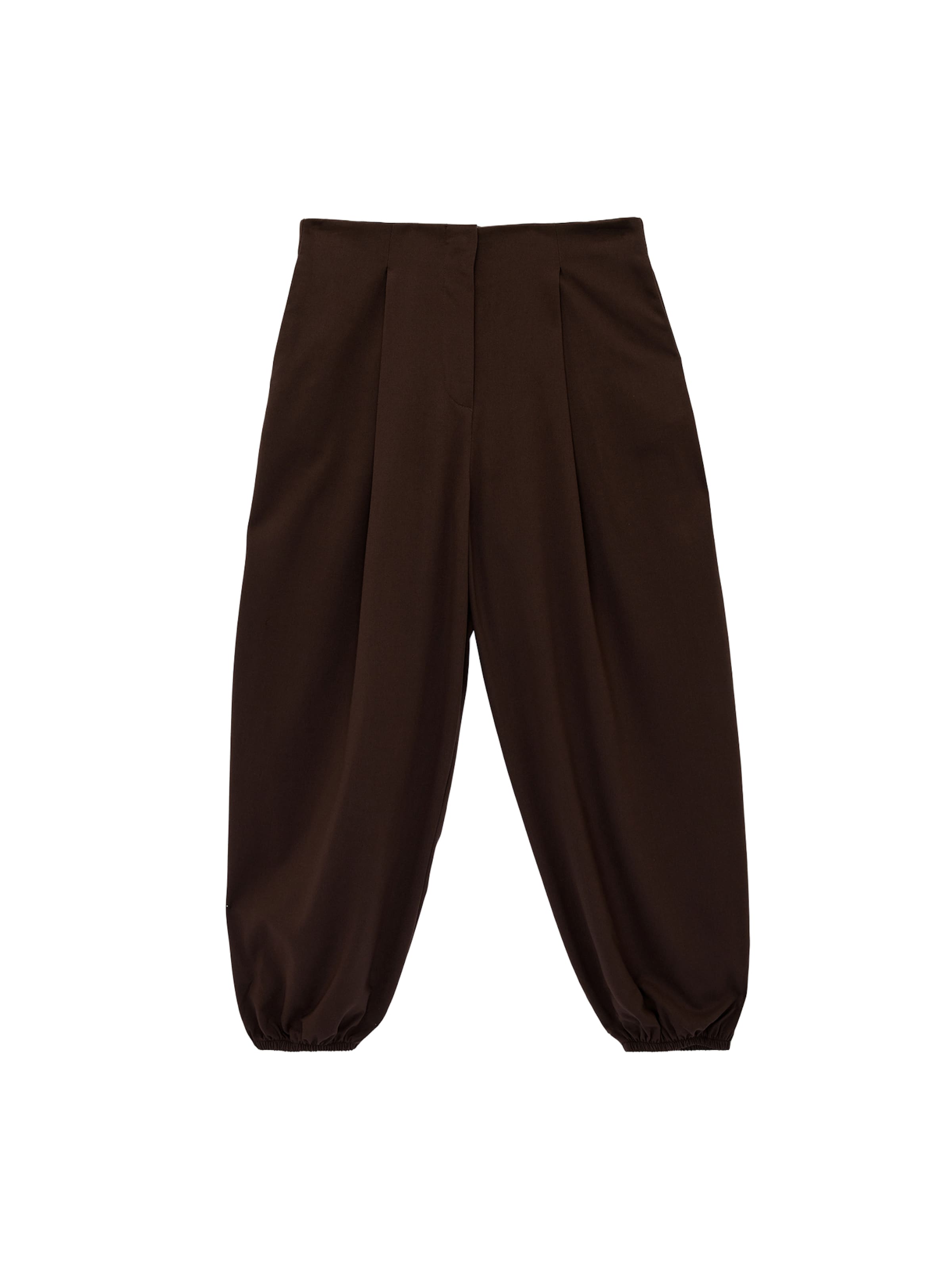 Koton Pleat-front trousers in 32/Regular in Dark brown, Item view