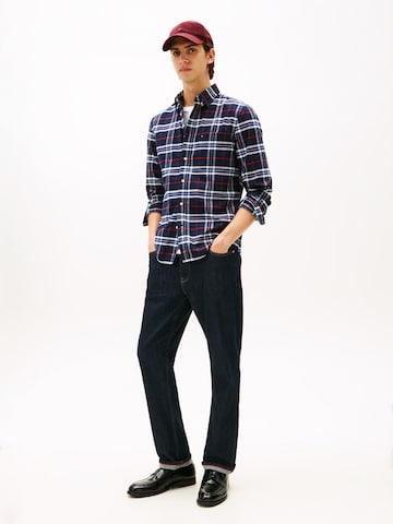 TOMMY HILFIGER Regular Fit Hemd in Blau