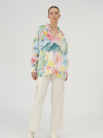 Dea Kudibal - Camisa ' AinaDEA NS ' em bege: frente