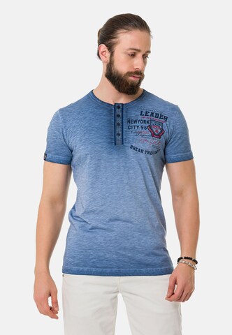 CIPO & BAXX T-Shirt in Blau: predná strana