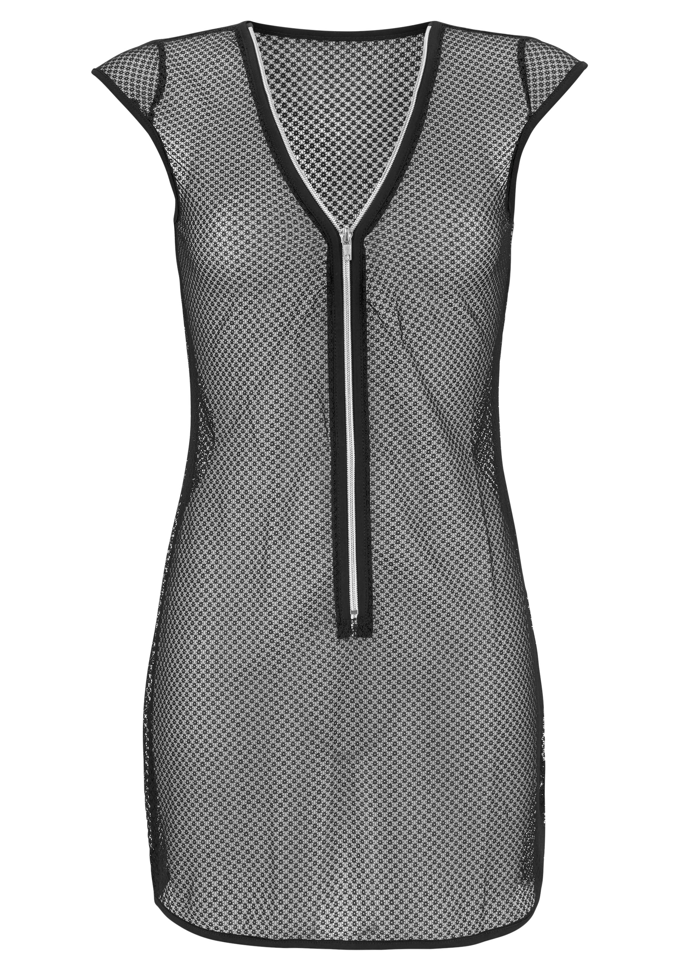 Negligé di PETITE FLEUR GOLD in nero: frontale