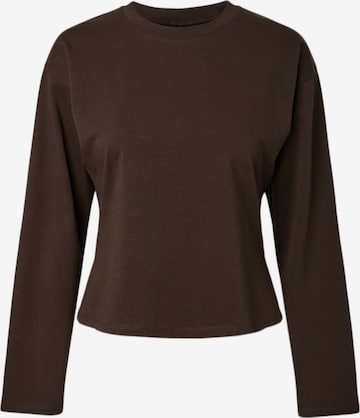 T-shirt 'PCAmy' PIECES en marron : devant