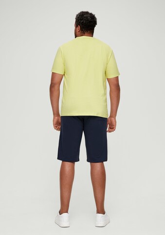 s.Oliver Men Big Sizes Shirt in Yellow