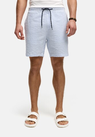 INDICODE JEANS Regular Shorts 'Alizzo' in Blau: Vorderseite