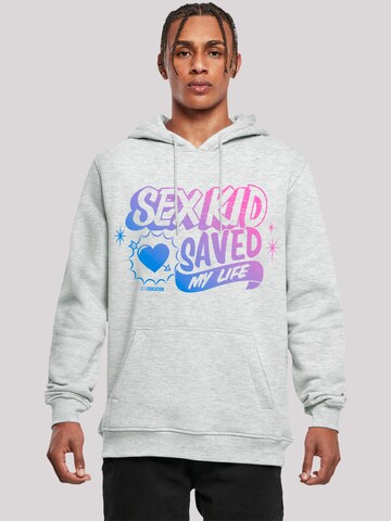Sweat-shirt 'Sex Education Netflix TV Series' F4NT4STIC en gris : devant