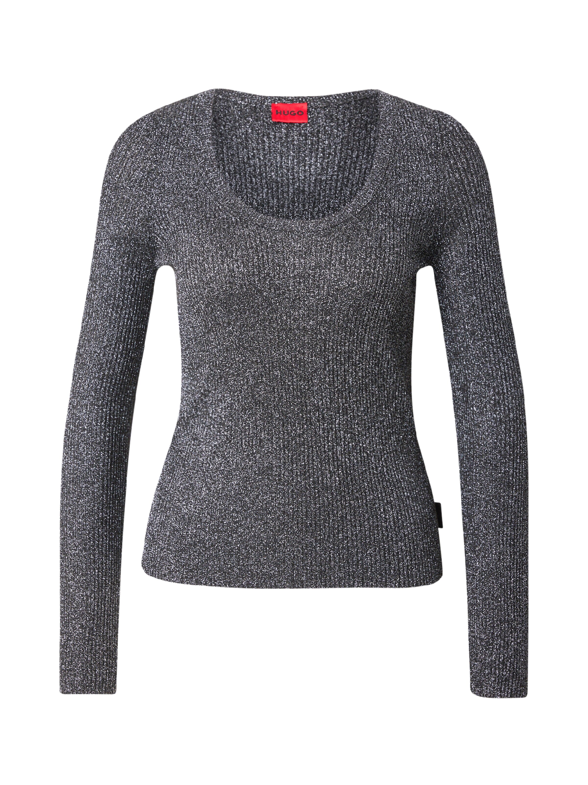 HUGO Sweter 'Sunessya' w kolorze czarny: przód