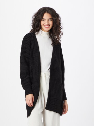MORE & MORE Knit cardigan in Black: front