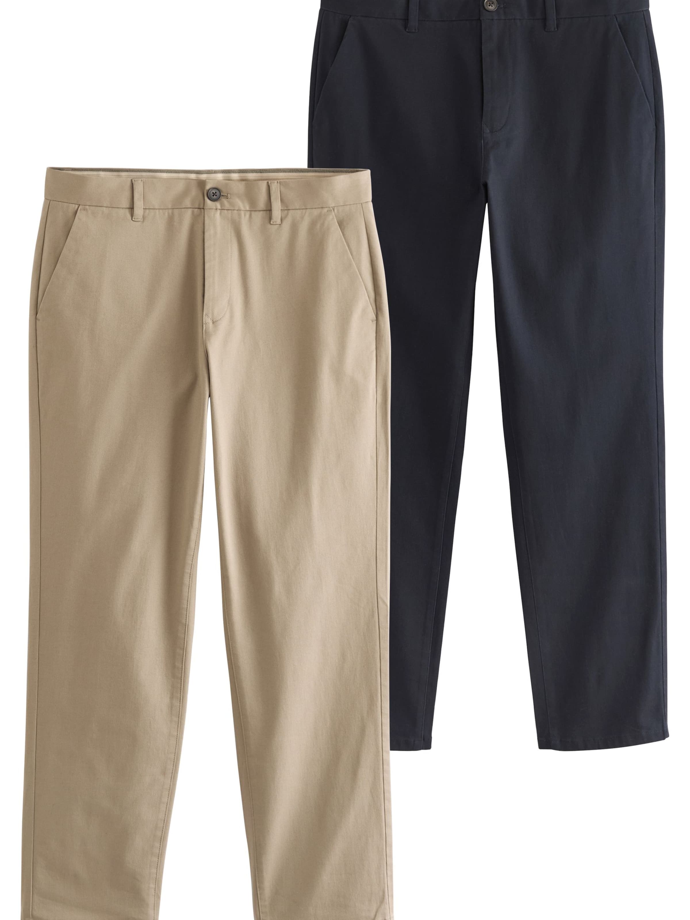 Next Chino trousers in Beige: front