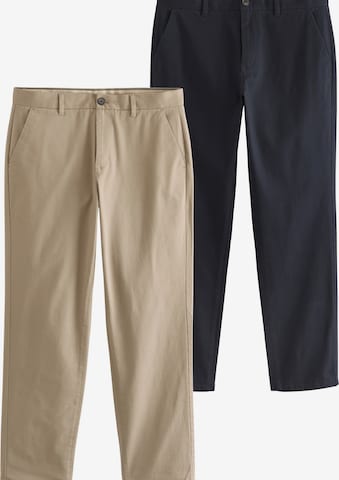 Pantalon chino Next en beige : devant