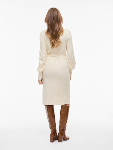 VILA Gebreide jurk 'VIAMANDA' in Wit