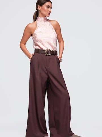 Ombre Regular Pants in Brown