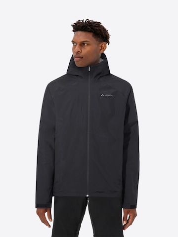 VAUDE Outdoor jacket 'Morkon Wool' in Black: front