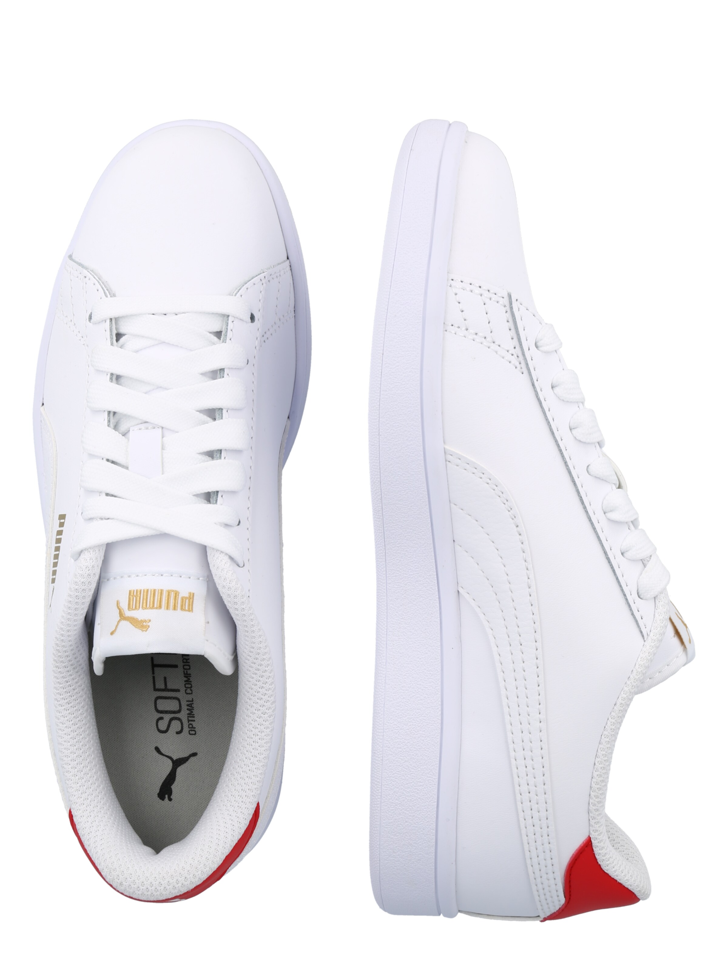 PUMA Rövid szárú sportcipők 'Smash V2' - fehér