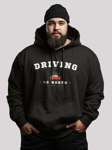 Sweat-shirt 'Driving Home' F4NT4STIC en noir : devant