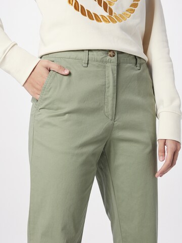GANT Úzky strih Chino nohavice - Zelená