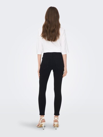 ONLY Skinny Jeans 'HUSH' in Zwart