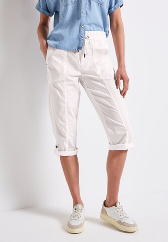STREET ONE Slimfit Hose in Weiß: Vorderseite