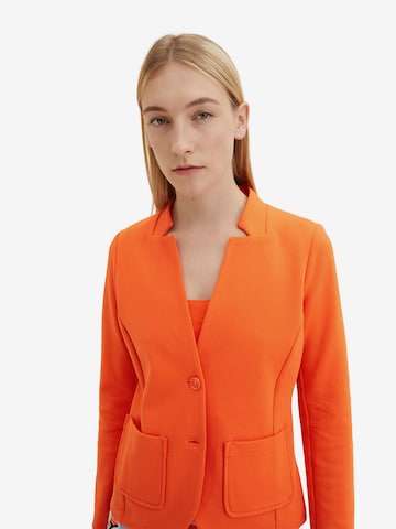 TOM TAILOR Blazer in Orange