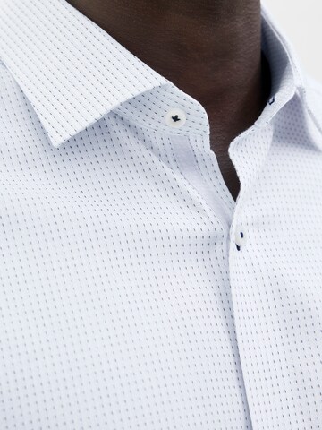 JACK & JONES - Ajuste estrecho Camisa 'JPRBLAPARKER' en blanco