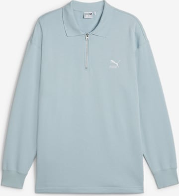 PUMA Athletic Sweatshirt in Blue: front